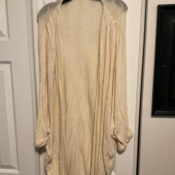 American Apparel Modal Shawl Cardigan O/S Grey - Picture 4 of 7